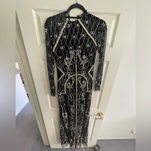 Hand beaded Patricia Bonaldi gown.